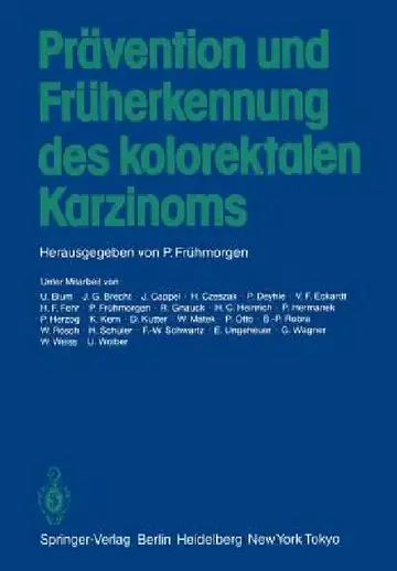 Cover of Prävention Und Früherkennung Des Kolorektalen Karzinoms
