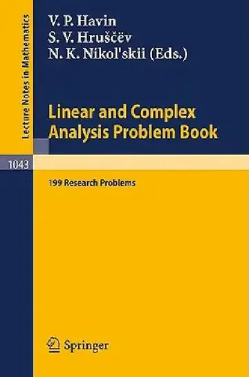 Cover of Linear Und Complex Analysis Problem Book
