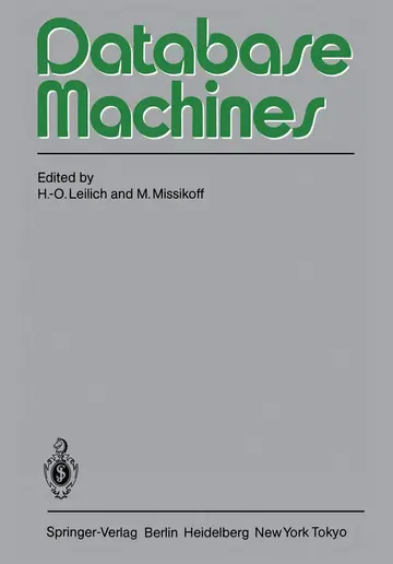 Cover of Database Machines