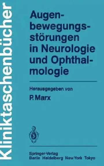 Cover of Augenbewegungsstörungen in Neurologie Und Ophthalmologie