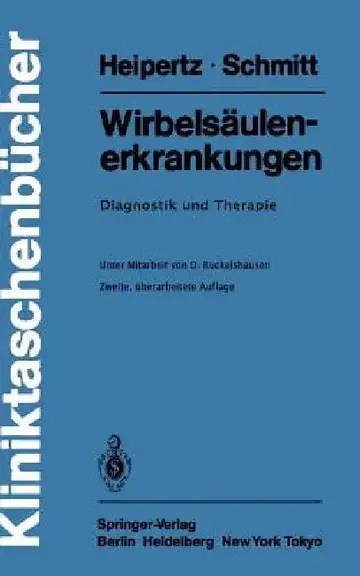 Cover of Wirbelsäulenerkrankungen