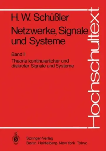Cover of Netzwerke, Signale Und Systeme