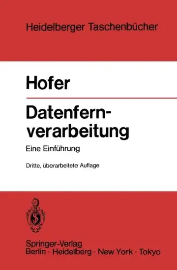 Cover of Datenfernverarbeitung