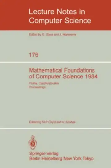 Cover of Mathematical Foundations of Computer Science 1984