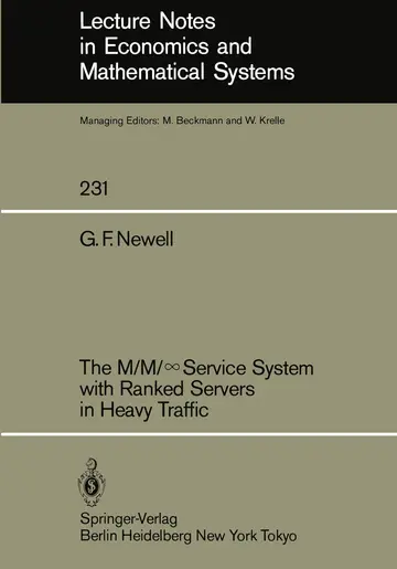 Cover of The M/M/∞Service System with Ranked Servers in Heavy Traffic