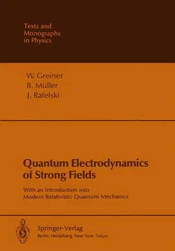 Cover of Quantum Electrodynamics of Strong Fields