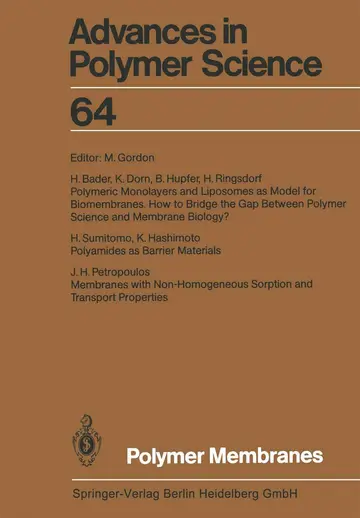 Cover of Polymer Membranes