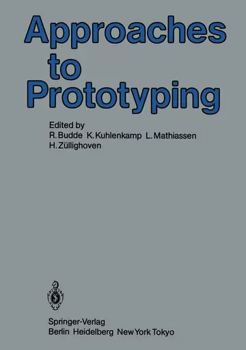 Cover of Approaches to Prototyping