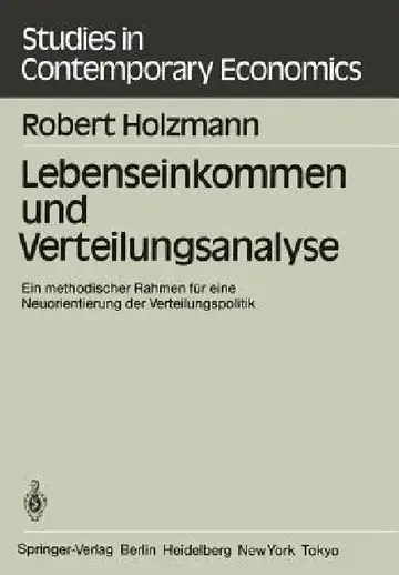 Cover of Lebenseinkommen Und Verteilungsanalyse