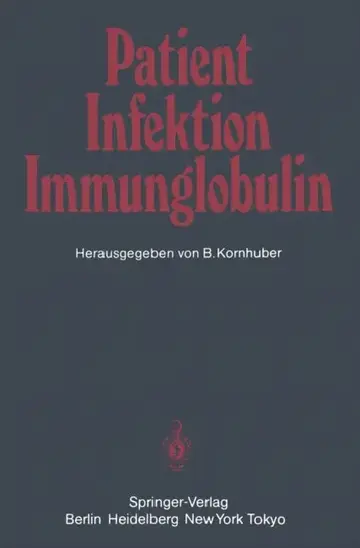 Cover of Patient -- Infektion -- Immunglobulin