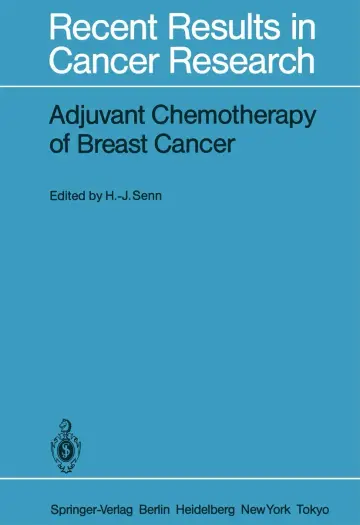 Cover of Adjuvant Chemotherapy of Breast Cancer