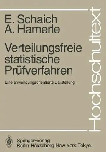 Cover of Verteilungsfreie Statistische Prüfverfahren