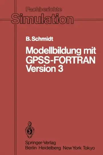 Cover of Modellbildung Mit Gpss-FORTRAN Version 3