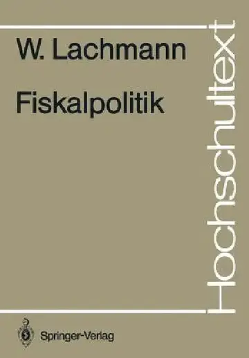 Cover of Fiskalpolitik