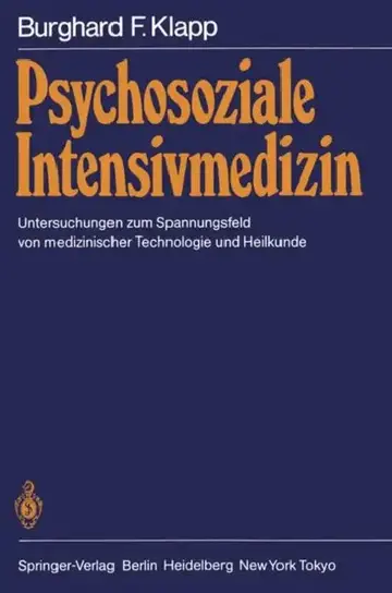 Cover of Psychosoziale Intensivmedizin