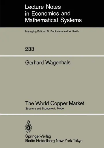 Cover of The World Copper Market