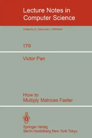Cover of How to Multiply Matrices Faster