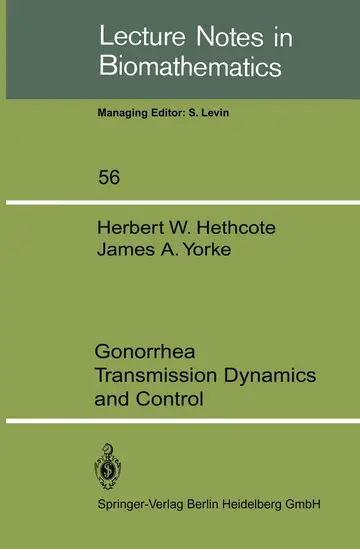 Cover of Gonorrhea Transmission Dynamics and Control