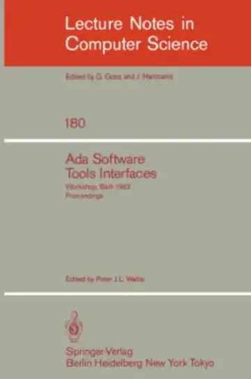 Cover of ADA Software Tools Interfaces