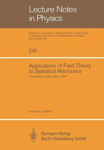 Cover of Applications of Field Theory to Statistical Mechanics