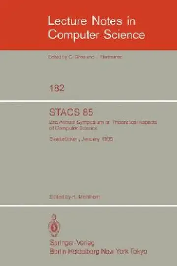 Cover of Stacs 85