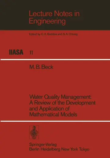 Cover of Water Quality Management