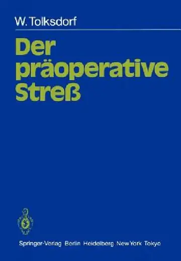 Cover of Der Präoperative Streß