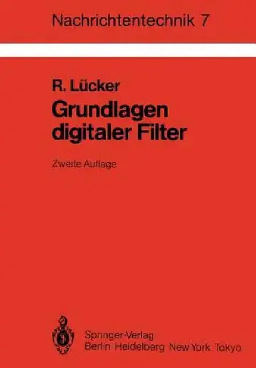 Cover of Grundlagen Digitaler Filter