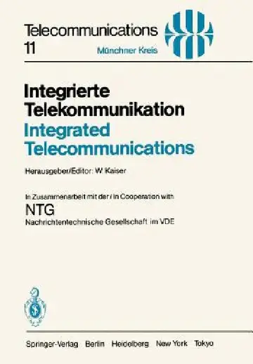 Cover of Integrierte Telekommunikation / Integrated Telecommunications