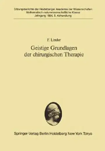 Cover of Geistige Grundlagen Der Chirurgischen Therapie