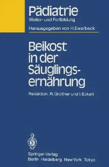 Cover of Beikost in Der Säuglingsernährung