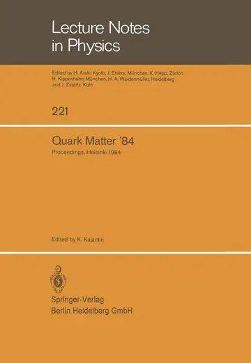 Cover of Quark Matter ’84