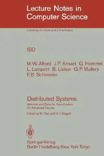 Cover of Distributed Systems