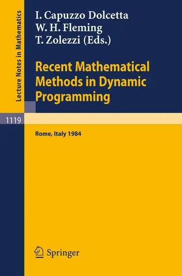 Cover of Recent Mathematical Methods in Dynamic Programming