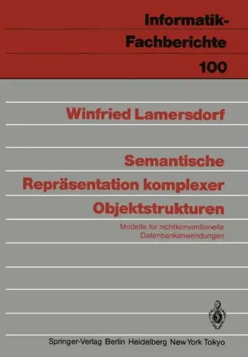 Cover of Semantische Repräsentation Komplexer Objektstrukturen