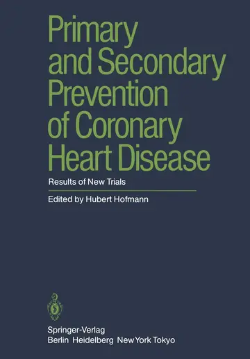 Cover of Primary and Secondary Prevention of Coronary Heart Disease