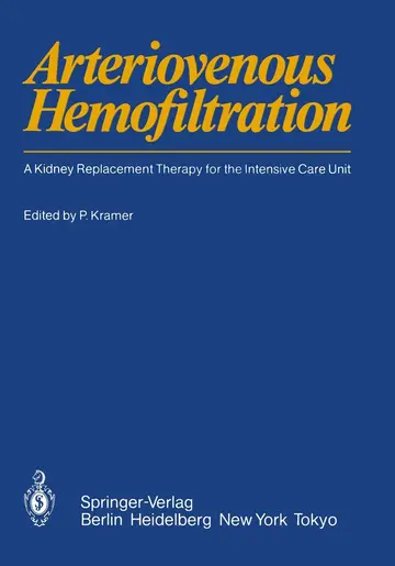 Cover of Arteriovenous Hemofiltration