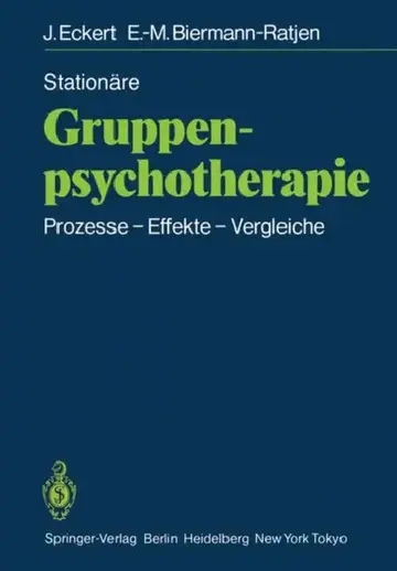 Cover of Stationäre Gruppen-Psychotherapie