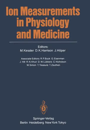 Cover of Ion Measurements in Physiology and Medicine