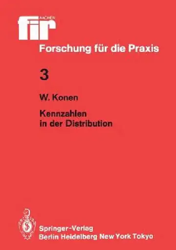 Cover of Kennzahlen in Der Distribution