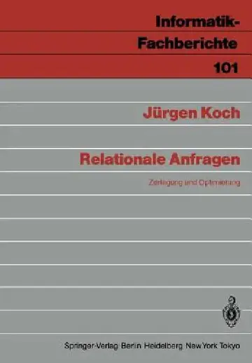 Cover of Relationale Anfragen