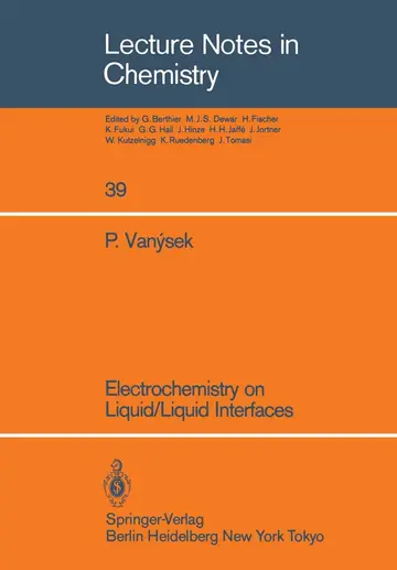 Cover of Electrochemistry on Liquid/Liquid Interfaces