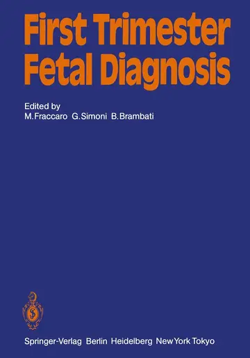 Cover of First Trimester Fetal Diagnosis