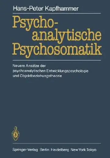 Cover of Psychoanalytische Psychosomatik