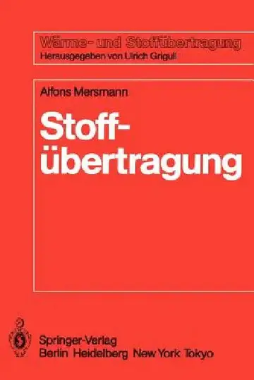 Cover of Stoffübertragung