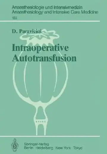 Cover of Intraoperative Autotransfusion