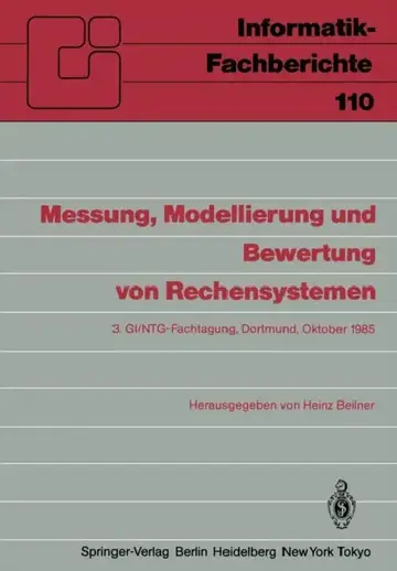 Cover of Messung, Modellierung Und Bewertung Von Rechensystemen