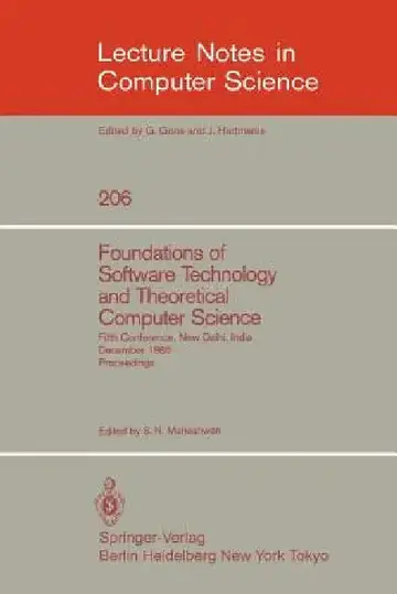 Cover of Foundations of Software Technology and Theoretical Computer Science