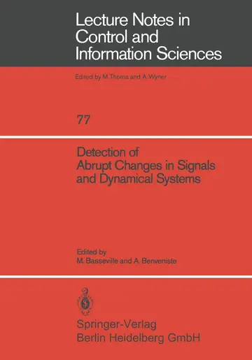 Cover of Detection of Abrupt Changes in Signals and Dynamical Systems
