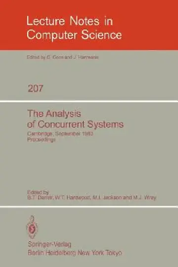 Cover of The Analysis of Concurrent Systems